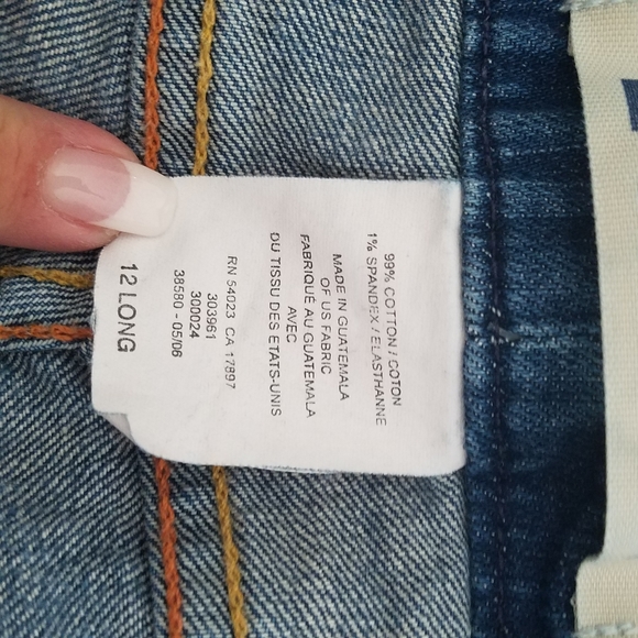 Gap raw hem cropped jeans - Picture 6 of 10